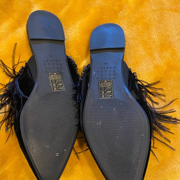 WHBM feather Mules - Picture 4 of 4